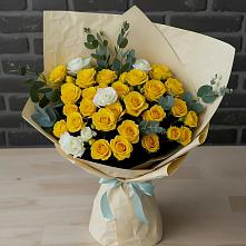 Букет цветов из:  Розы #REPLACE_PRED# Поселок Пансионата Полушкино