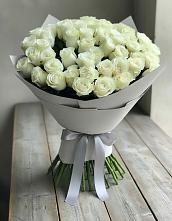 Букет 35 Белых роз в Поселок Пансионата Полушкино