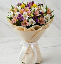 Букет цветов из:  Альстромерии в Поселок Пансионата Полушкино