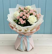 Букет цветов из:  Розы в Поселок Пансионата Полушкино