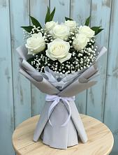 Букет цветов из:  Розы в Поселок Пансионата Полушкино