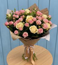 Букет цветов из:  Розы в Поселок Пансионата Полушкино